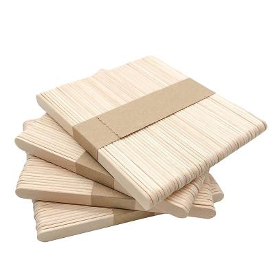 China Bamboo ECO Sets Food Grade Birch Wood Craft Wholesale Disposable Ice Cream Sticks Bamboo Sticks for sale