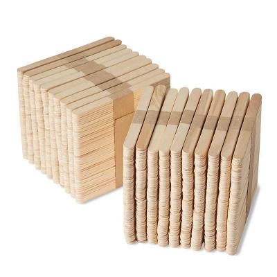 China Hot Selling Bpa Free Bamboo Food Grade Amazon Summer Bamboo Your Logo Diy Ice Cream Sticks With Package for sale