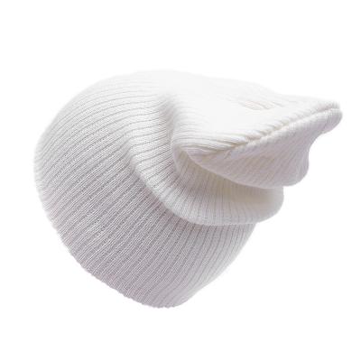 China COMMON New Style Autumn Plain Men And Women Acrylic Hat Striped Winter Knitted Beanie Hat Wholesale Hot for sale