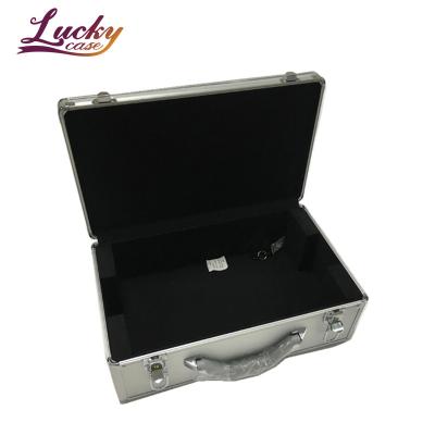 China Silver Aluminium Coin Storage Case  with 6 Fitted Trays Lucky C-1131 ABS / Aluminum / MDF for sale