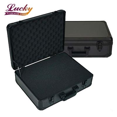 China High Fashion Portable Aluminum Case Metal Gear Case with Foam Carrying Case High Quality for sale