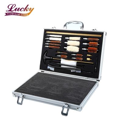 China Rifle Gun Cleaning Kit / Brush Set Aluminum Tool Case for sale