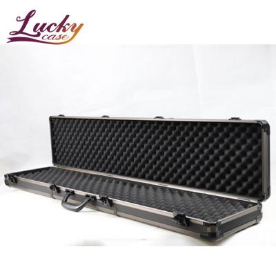 China High Quality Aluminum Transport Rifle Gun Box Hard Gun Case Portable Rifle Storage Carry Case with Foam Customized for sale