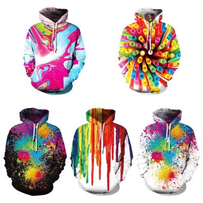 China Breathable 3d Digital Printing Funny Creative Sports Wear Hoodie Men Plus Size Mens Hoodies And Sweatshirts for sale