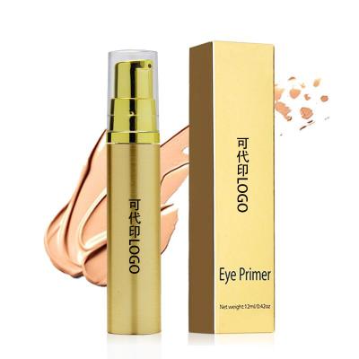 China 2019 waterproof ready to your own label makeup gold bottle eyes primer vegan oem privateer base label cosmetics for sale