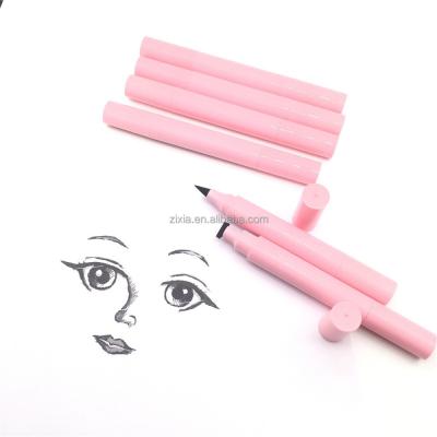 China Waterproof Quick Dry Eyeliner DIY Logo 2 In1 Stamp Eyeliner Pencil Stamp Triangle Seal Waterproof Liquid Eyeliner Quick Dry Custom Color for sale