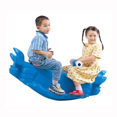 China Large Durable PE Plastic Kids Toy Crab Seesaw For 2 Children Rocking Horse Animal Toy for sale