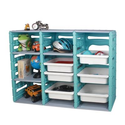 China Modern children's furniture 3 cabinets with 6 small drawers and 3 shelves for sale