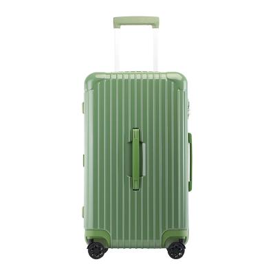 China Long Distance Travel New Multiple Colors Multifunctional Impact Resistance PC Cabin Trolley Bags Luggage For Long Distance Travel for sale