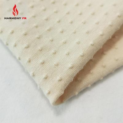 China Flame Retardant 100% Cotton Anti Skid Non Slip Fire Resistant Jersey Fabric for sale