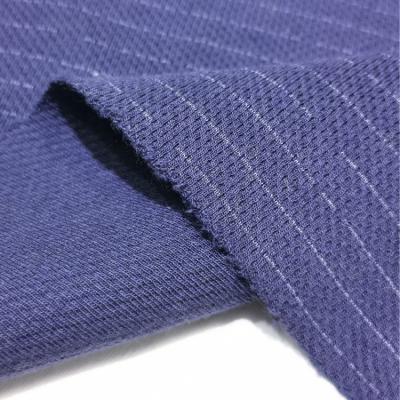 China Anti Static 280gsm EN1149 Anti Static Modacrylic Cotton Fire Proof Bird Eye Mesh Fabric for sale