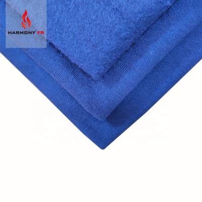 China Fire Resistant Antistatic Modacrylic Cotton Fleece Antistatic Fabric For Work Clothing for sale