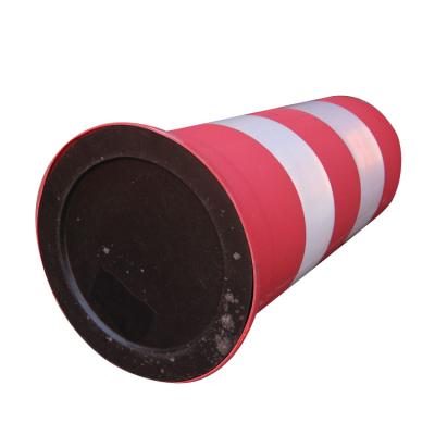 China PE DingTian01 Red Portable Road Safety Traffic Road Construction Safety Plastic Barrel for sale