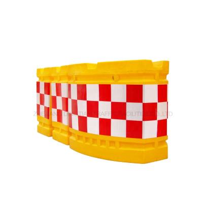 China DingTian01 Wholesale Plastic PE Road Safety Barrier Traffic Drum Barrel for sale