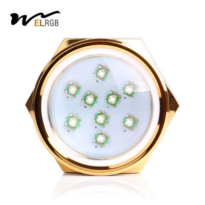 China 6000K LED Marine Lights Rgb Drain Plug Light Daylight Alert 2700lm for sale