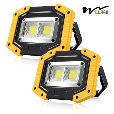 China 30W 1500LM Recargable Portátil Luces de inundación de trabajo al aire libre para acampar en venta