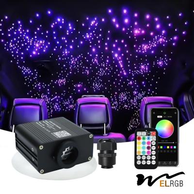 China Luzes de techo de fibra óptica de 16W RGBW Star Kit Twinkle 12v Car Roof Star Light en venta