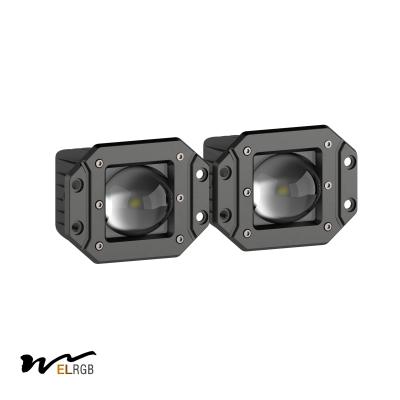 China U7 12V 10W Motorcycle Projector Lights 6000K Motorcycle Led Fog Lamp for sale