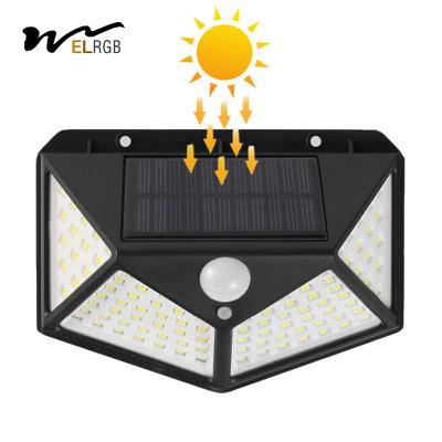 China 1000LM 100 LED-Lampen mit Sonnenstrom Solar-Bewegungssensor Lichter zu verkaufen