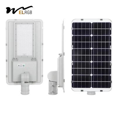 China Aluminum 400 Watt Solar Street Light 6500K 400W Motion Sensor Street Lights for sale