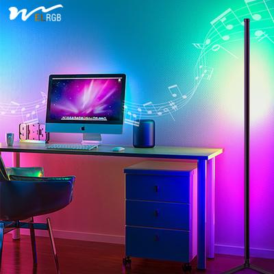 China Creative LED Bedside Nightlight Minimalist Line Floor Lamp for E-Sports Atmosphere for sale