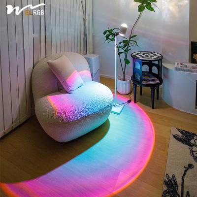 China Intelligent Control LED Floor Lamp Water Ripple Design for Coffee Shop or Night Light for sale