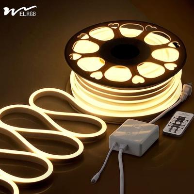 China Customizable Party Lights 110V-220V AC Waterproof LED Neon Lights with 120 LEDs/M for sale