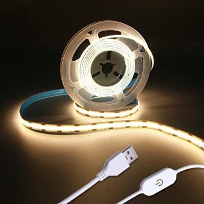 China 50000 Hours Working Time Christmas Day LED Light Strips 4.92ft/1.5m USB COB Dimmable zu verkaufen