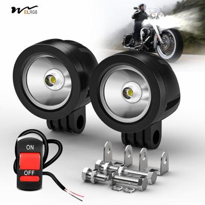 China Waterproof LED Spot Driving Fog Lights for Sport Motorcycle Street Bike ATV UTV Trike for sale