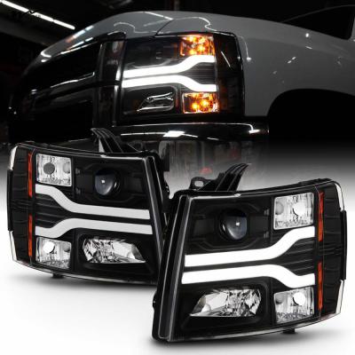 China Clear Lens 1500 LED DRL Tube Projector Headlights for Improved Visibility on the Road for sale