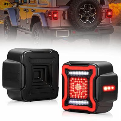 China Jeep LED Tail Lights Fit Smoked Tail Lamp Brake Turn Signal Light Reverse Rear Back Light Assembly for sale