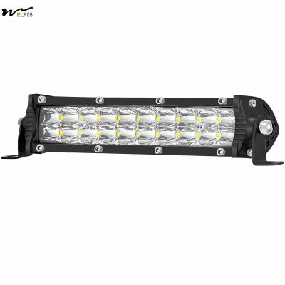 China 7 Inch Slim LED Light Bar for Truck 60W 6000lm Waterproof Lightbar Working Time hours 50000 for sale