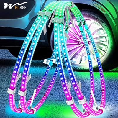 China Residential LED Dream Chasing Colors L/R Turn Signal Brake Backlight Strip Light Kit for sale