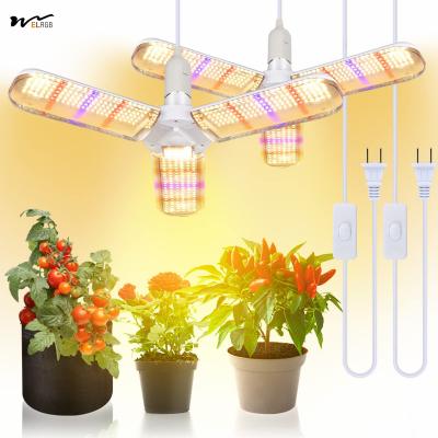 China Indoor Plants 150W Sunlike Full Spectrum LED Grow Light Bulb Foldable Plant Growth Lamp for sale