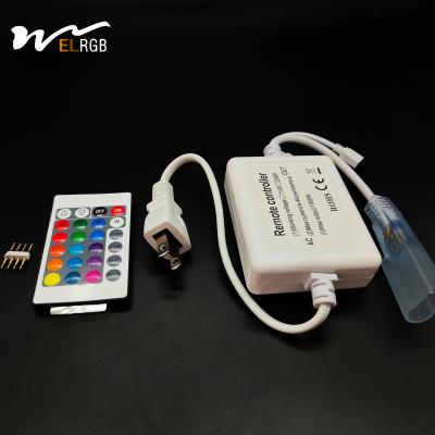 China AC110V 220V Spannung Doppelreihe Kreislauf-RGB-Lichtstreifencontroller mit Hauptmaterial zu verkaufen