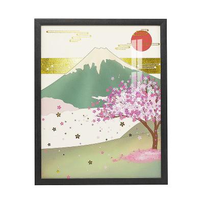 China Modern Japanese Hot Selling Gold Foil Canvas Wall Decoration Factory Painting Art for sale