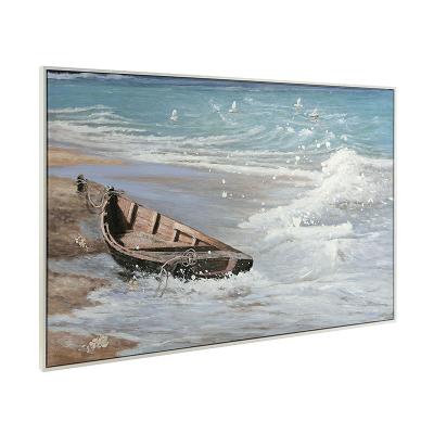 China Custom Home Decor Art Seascape Paintings Canvas Hand View Custom Personalization Beach Paintings Painted Wall Art for sale