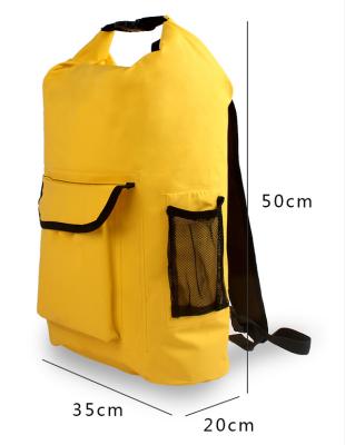 China For Boat Travel Light Weight 500D Outdoor PVC Tarpaulin Logo Dry Bag Custom Waterproof Backpack for sale