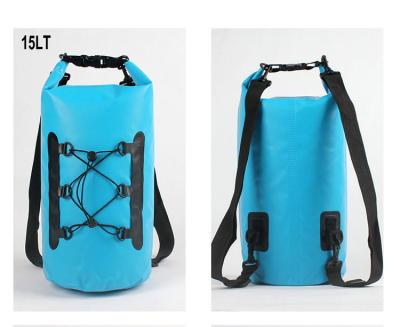 China For Boat Custom Logo 500D Waterproof PVC Backpack Dry Bag Sports Backpack Ocean Pack for sale