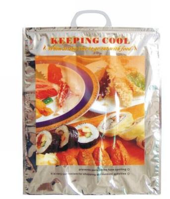 China Reusable Thermal Insulated Hot Cold Storage Carry Bags Aluminum Foil Bag Food Lunch Bags for sale