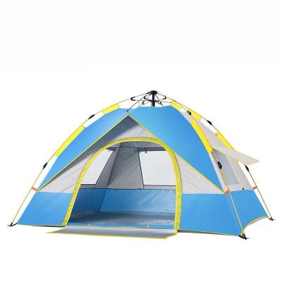 China Custom Made Luxury Tent 2 to 4 Person Portable Waterproof Camping Tent OEM Family Waterproof Camping Tent for sale