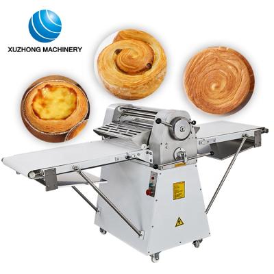 China Xuzhong Commercial Supplying Electric Bread Croissant Dough Sheeter Machine Kitchen Dough Sheeter For Pastry for sale