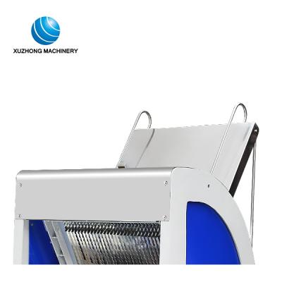 China Blue& White Stainless Steel Commercial Bakery Slicing Cutter Electric Baguette Toast Adjustable Bread Slicer Machine for sale