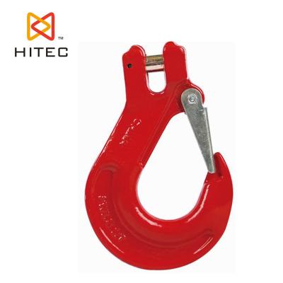 China Heavy industry China manufacturer G80 clevis clamp hook with latch for sale for sale