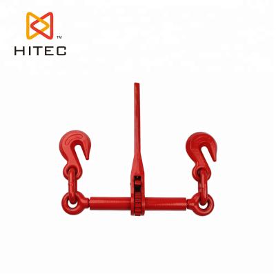 China Lashing Type Load Ratchet Binders Painted Red With Hook Rigging Hardware for sale