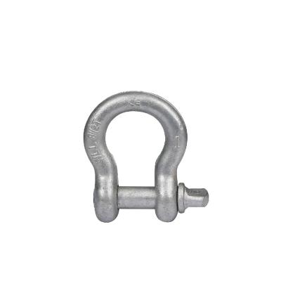 China Heavy Industry Mini Grillete Manufacturer 304 Stainless Steel European Type Grab Arc Shackle 4mm for sale