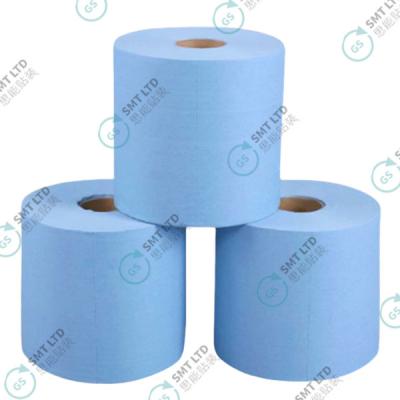 China White blue decontamination oil absorbent spot wiping paper 25*38 industrial large roll dust-free paper wholesale for sale