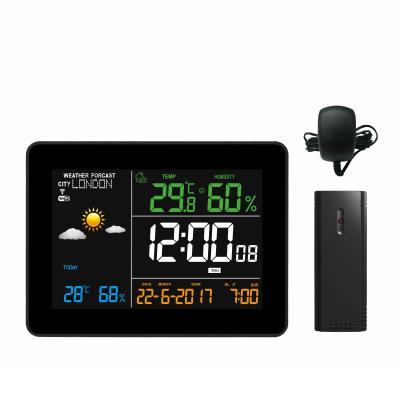 China All People 433Mhz Weather Station WIFI Indoor/Outdoor Digital Clock for sale