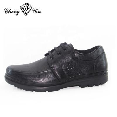 China 2021 Wholesale Hot Selling Durable New Styles Popular Fashion Stylish Shoes Leather Trim Black Casual Shoes For Men for sale