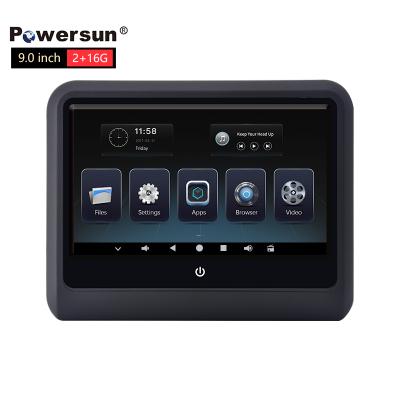 China Support AV-in Powersun 9 Inch Full Angle HD 8 Core Android9.0 1024x600 Car Headrest TV LCD Monitor With Variable Frame for sale